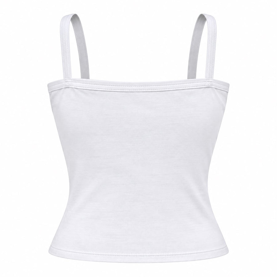Cocola Print Top — White