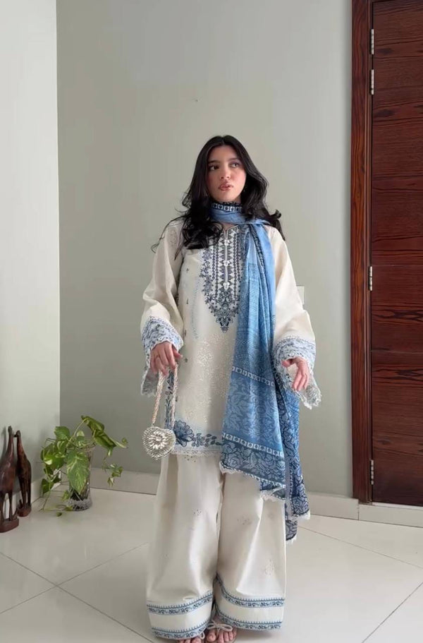 Blue Grace Satin Suit