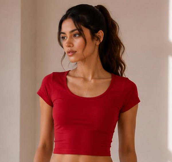 Butterfly Back Top — Red
