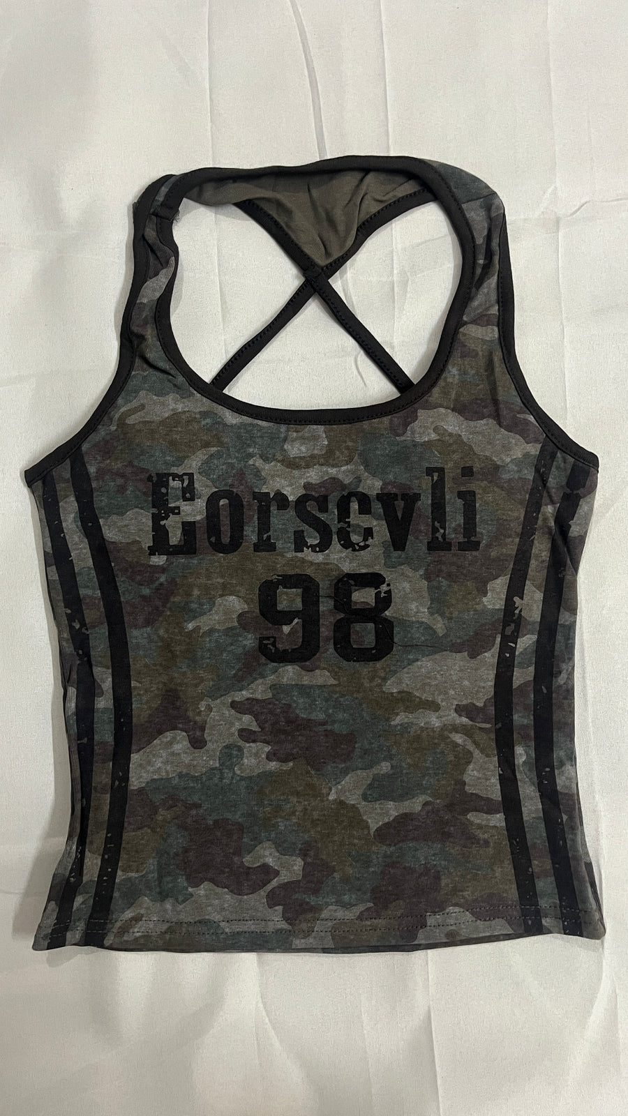 Camouflage Top — Green