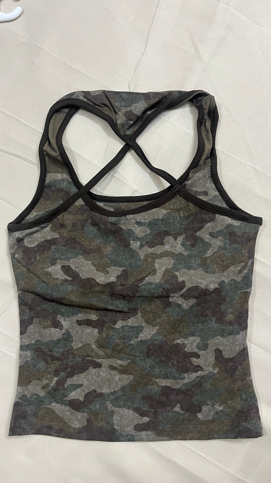 Camouflage Top — Green
