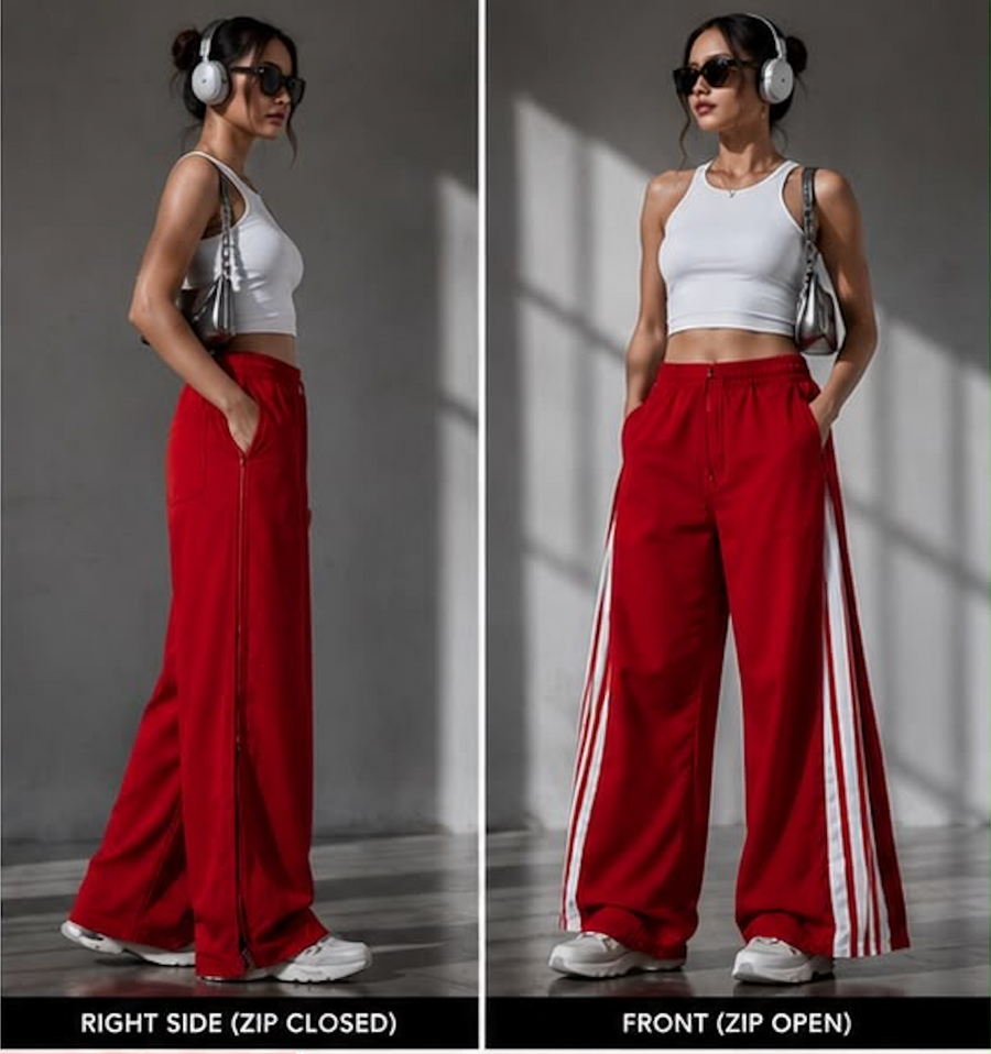 Zipper Pj Red