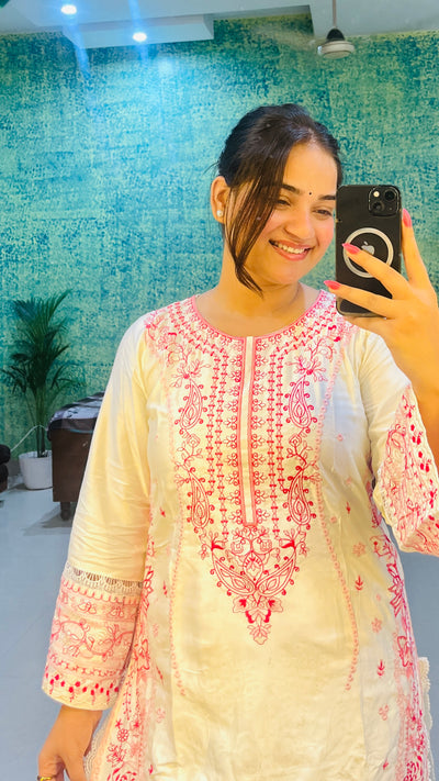 Pink Farsi salwar Suit