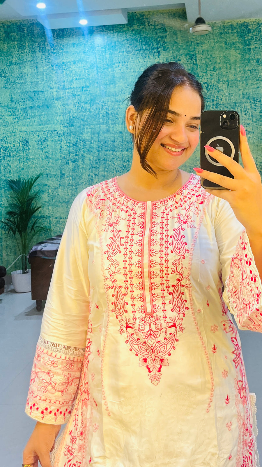 Pink Farsi salwar Suit