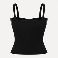 Cocola Print Top — Black