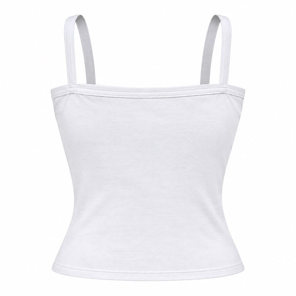 Cocola Print Top — White