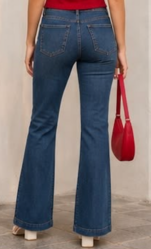 Bell Bottom Jeans — Blue