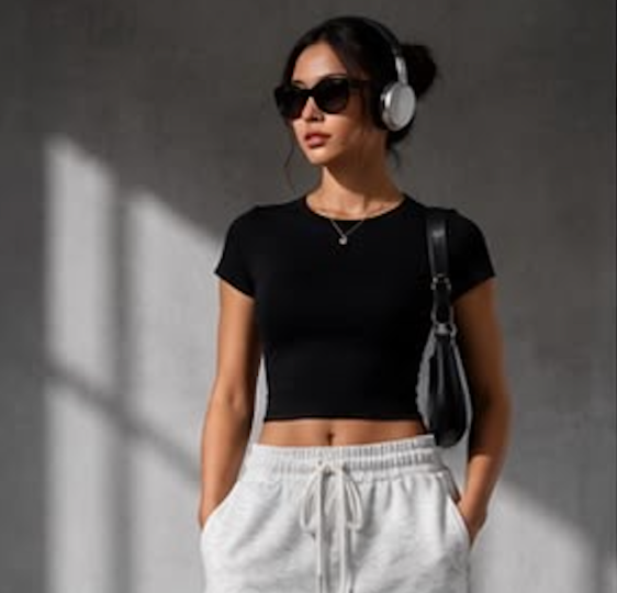 Butterfly Back Top — Black