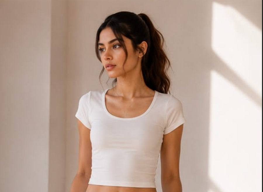Butterfly Back Top — White