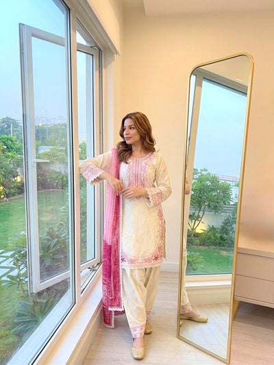Pink Farsi salwar Suit