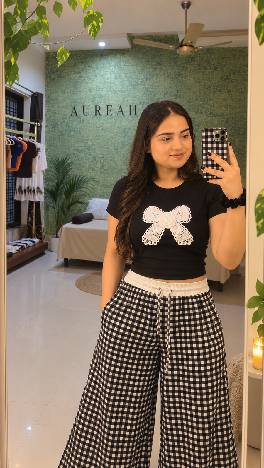 Sleepover Set — Black Bow