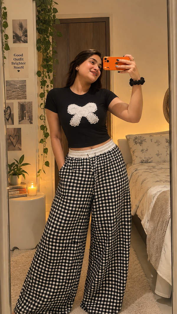 Sleepover Set — Black Bow